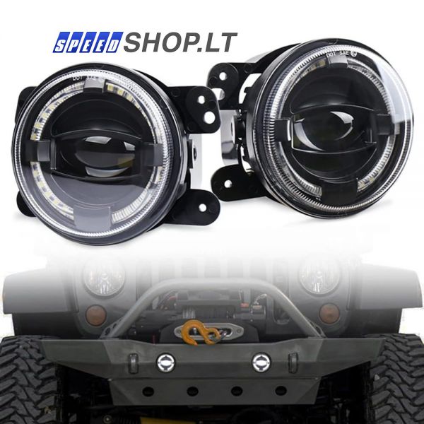 JEEP WRANGLER LED rūko žibintai E2